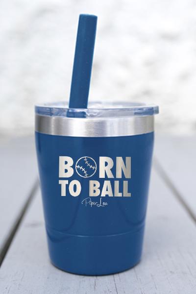 BORN TO BASEBALL KIDS LASER ETCHED TUMBLER – The Pink Chalet