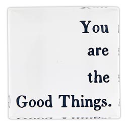 Small LUCITE Message Block