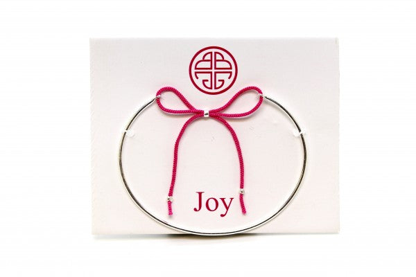 Joy Silver Wish Bracelet