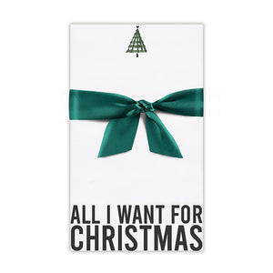 Holiday Notepad - All I Want for Christmas