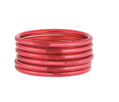 Pink All Weather Bangles (set of 6)