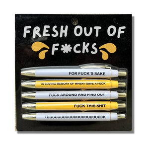 Fresh out of F?!cks Pen Set