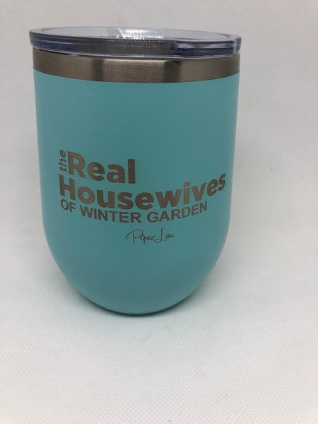 Real Housewives 12oz.  Stemless Wine Glass- Winter Garden