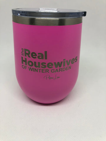 Real Housewives 12oz.  Stemless Wine Glass- Winter Garden