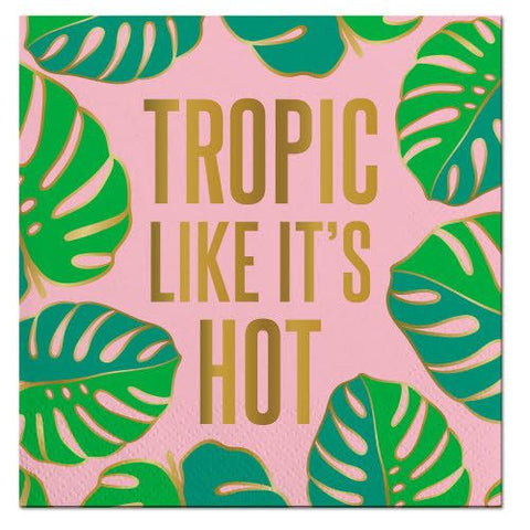 "Tropic Like It's Hot" Ceramic Wall Tile